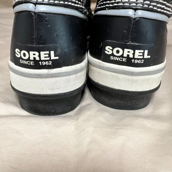 Sorel Tivoli Houndstooth Waterproof Boots Womens Size 8.5 - Picture 3 of 12